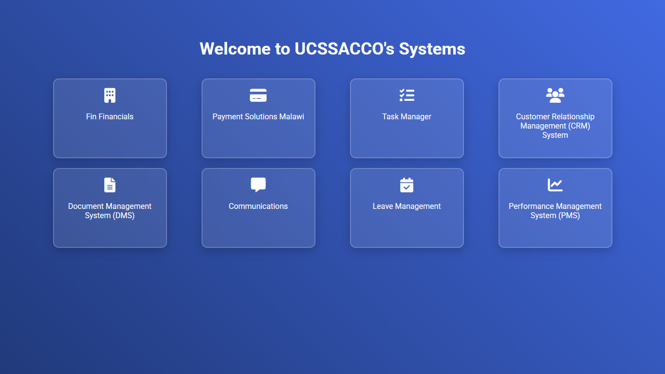 UCSSACCO All Systems Screenshot