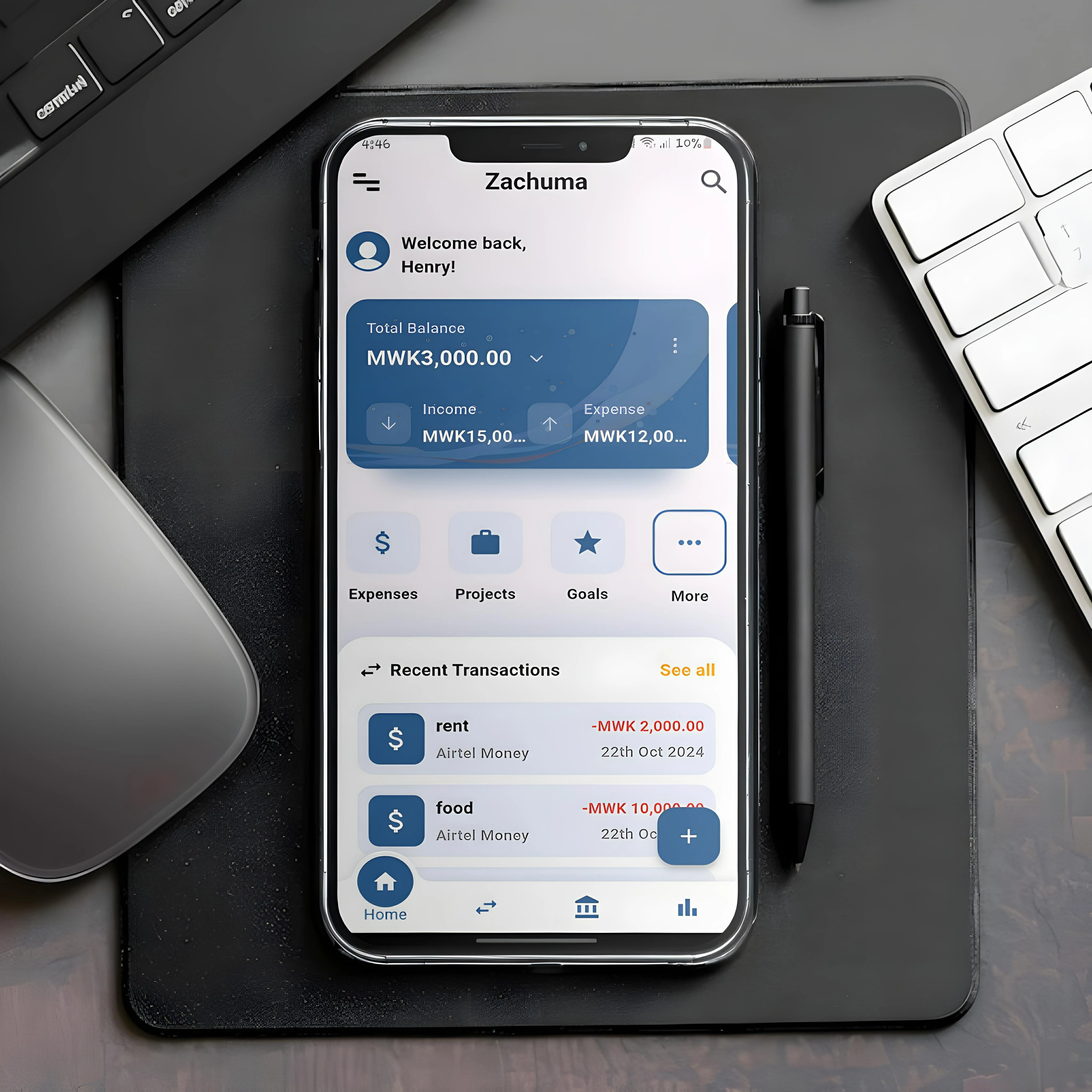 Zachuma App Screenshot